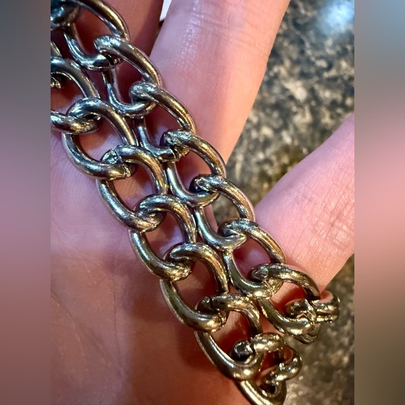 NWT! Skinnydip London Red Hot Cocoa Chocolate Silver Chain Crossbody Bag - Picture 8 of 12